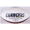 Image 2 : Ron Mix Signed Chargers Logo Football Inscribed "HOF 1979" (SGC COA)