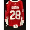 Image 1 : 2016 CLAUDE GIROUX SIGNED TEAM CANADA WORLD CUP OF HOCKEY JERSEY W/ AJ SPORTSWORLD COA