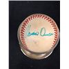 Image 2 : MARIANO DUNCAN AUTOGRAPHED BASEBALL W/ DISPLAY CASE