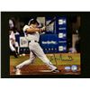 Image 1 : JUSTIN MORNEAU SIGNED 8" X 10" COLOR PHOTO