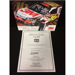 GREG BIFFLE SIGNED 11" X 8.5" CARDSTOCK COLOR PHOTO W/ COA