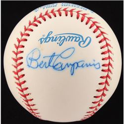 Bert Campaneris Signed OAL Baseball (JSA COA)