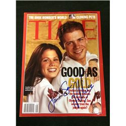 JAMIE SALE & DAVID PELLETIER SIGNED TIME MAGAZINE COVER