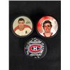 Image 1 : JOHN FERGUSON SIGNED PUCK LOT