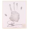 Image 1 : Joe Theismann Signed LE 9.5" x 10.75" Original Handprint from The Original Handprint Company Inc.