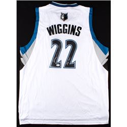 Andrew Wiggins Signed Timberwolves Jersey Inscribed "ROY 2015" (JSA COA)