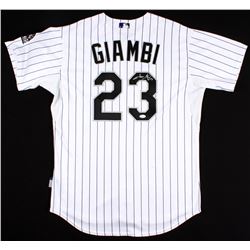 Jason Giambi Signed Rockies Jersey (JSA COA)