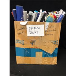 70 BRAND NEW POSTERS LOT (SPIDER-MAN, WALKING DEAD, EMINEM & MORE)