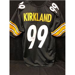 LEVON KIRKLAND SIGNED STEELERS FOOTBALL JERSEY W/ COA
