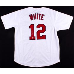 Bill White Signed Cardinals Jersey (JSA COA)