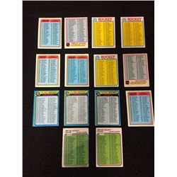 1970-80'S HOCKEY CHECKLIST TRADING CARDS LOT