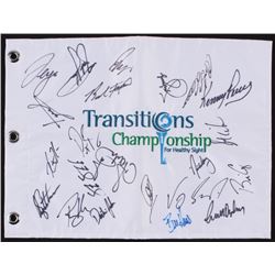 2010 Transitions Championship Golf Pin Flag Signed by (22)