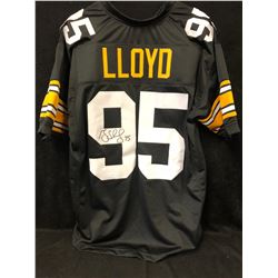 GREG LLOYD SIGNED STEELERS FOOTBALL JERSEY W/ JSA COA