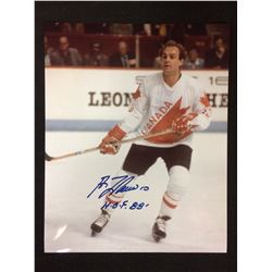 GUY LAFLEUR AUTOGRAPHED 8" X 10 PHOTO (TEAM CANADA)