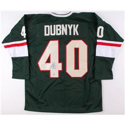 Devan Dubnyk Signed Wild Jersey (Beckett COA)
