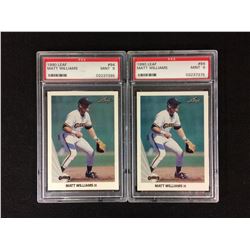1990 LEAF #94 MATT WILLIAMS LOT (MINT 9)  PSA GRADED