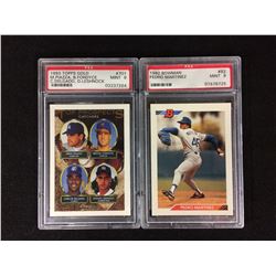 HIGH GRADE BASEBALL CARDS LOT (1993 TOPPS GOLD #701, 1992 PEDRO MARTINEZ #82)