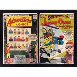 DC COMIC BOOK LOT (ADVENTURE COMICS, SUPERMAN'S PAL JIMMY OLSEN)