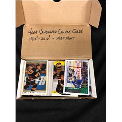 1980-2010'S VANCOUVER CANUCKS HOCKEY CARDS (400+ CARDS- MOST MINT)