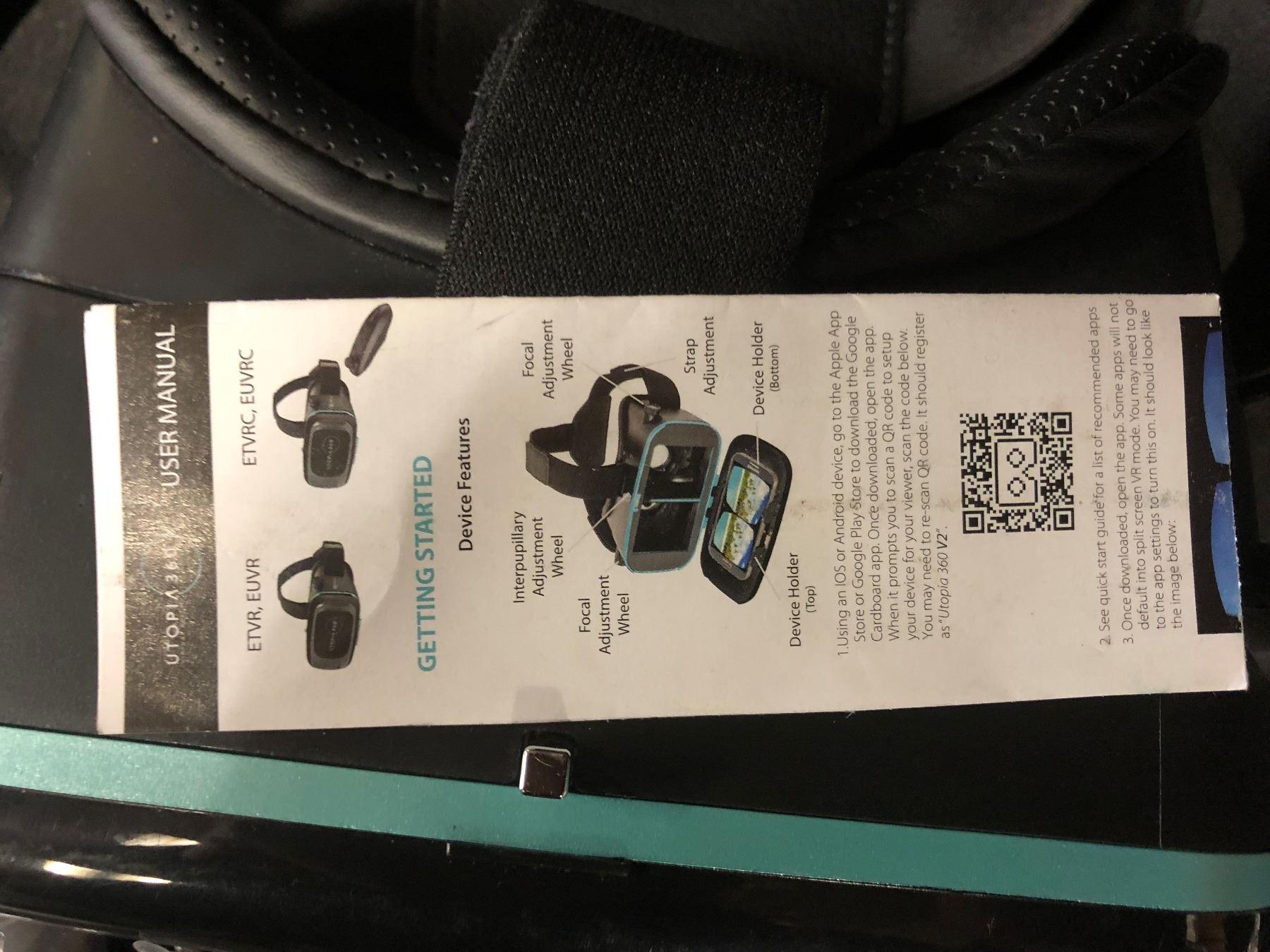 Utopia 360 Vr Headset 3d Virtual Reality Headset With Remote