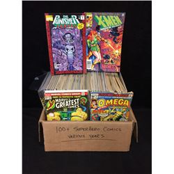 100+ SUPER HERO COMICS (VARIOUS YEARS)