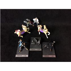 MINIATURE SAMURAI DIE CAST MODELS LOT