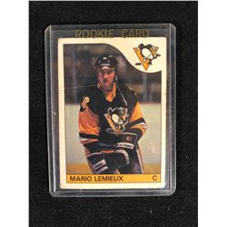 1985-86 O-Pee-Chee #9 Mario Lemieux Rookie Card
