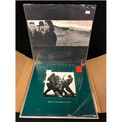 VINYL RECORD LOT (U2, VAN HALEN)