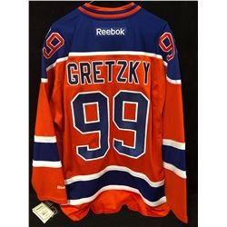 WAYNE GRETZKY OILERS HOCKEY JERSEY (OFFICIAL REEBOK JERSEY)