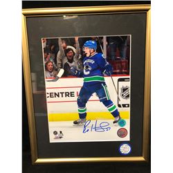BO HORVAT SIGNED 12" X 14" FRAMED COLOR PHOTO W/ AJ SPORTS COA