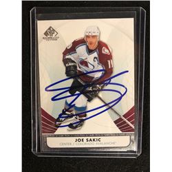 SIGNED 2012-13 SP Game Used Edition #73 Joe Sakic Colorado Avalanche