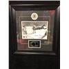 Image 1 : BOBBY ORR AUTOGRAPHED CLASSIC "FLYING" 22" X 20" FRAMED PHOTO W/ GREAT NORTH ROAD COA