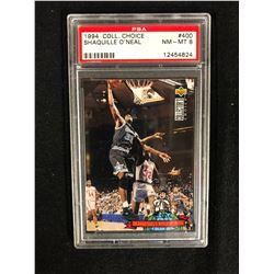 1994 COLLECTOR'S CHOICE #400 SHAQUILLE O'NEAL (NM-MT 8) PSA GRADING
