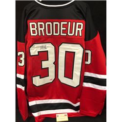 MARTIN BRODEUR SIGNED DEVILS HOCKEY JERSEY W/ STEINER COA