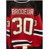 Image 1 : MARTIN BRODEUR SIGNED DEVILS HOCKEY JERSEY W/ STEINER COA