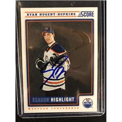 SIGNED 2012-13 Score Season Highlight Ryan Nugent-Hopkins