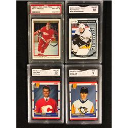 HIGH GRADING NHL ROOKIE HOCKEY CARD LOT