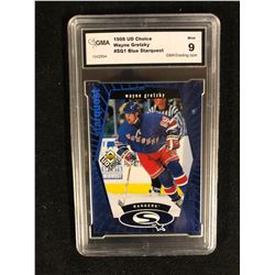 1998 UD CHOICE #SQ1 BLUE STARQUEST WAYNE GRETZKY (MINT 9) GMA GRADING