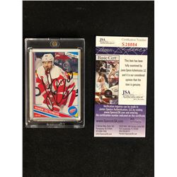 HENRIK ZETTERBERG SIGNED O-PEE-CHEE HOCKEY CARD W/ JSA COA