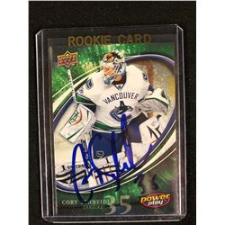 SIGNED 2008-09 CORY SCHNEIDER Upper Deck POWER PLAY Rookie Card