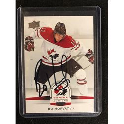 SIGNED 2014-15 BO HORVAT Upper Deck Team Canada Juniors #51