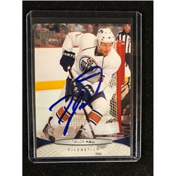 SIGNED UPPER DECK TAYLOR HALL HOCKEY CARD