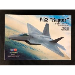 HOBBY BOSS 1:72 SCALE F-22  RAPTOR  MODEL KIT (UNASSEMBLED)