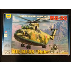 ZVEDA 1:72 SCALE MIL MI-26 "HALO" RUSSIAN HEAVY HELICOPTOR MODEL KIT (UNASSEMBLED)