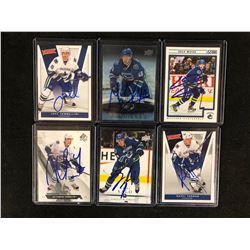 AUTOGRAPHED HOCKEY CARD LOT