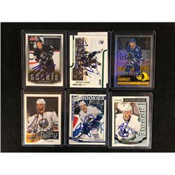 AUTOGRAPHED HOCKEY CARD LOT