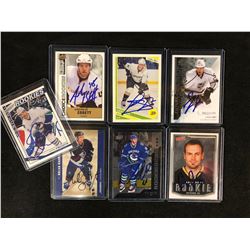 AUTOGRAPHED HOCKEY CARD LOT