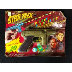 1966 Star Trek Tracer Gun Gold And Discs **RARE**