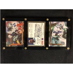 EMMITT SMITH SIGNED FOOTBALL CARD LOT