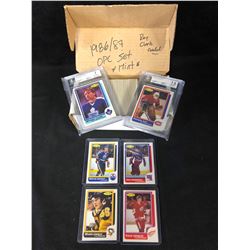 1986-87 O-PEE-CHEE HOCKEY CARD SET (MINT)